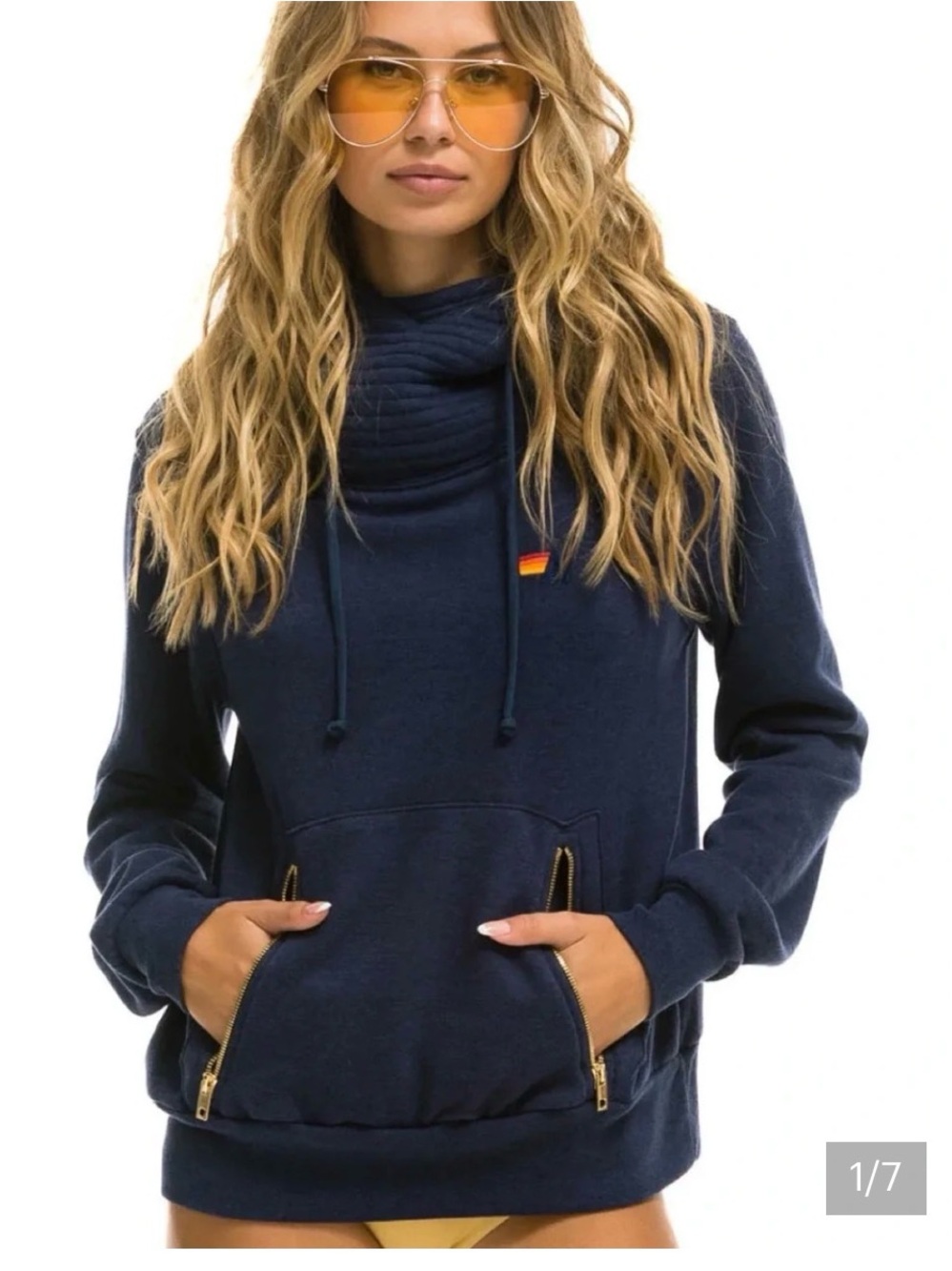 Aviator Nation Navy Blue Ninja Hoodie